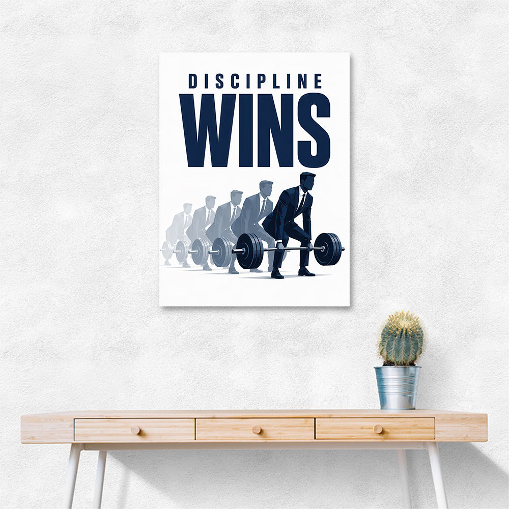 Discipline Wins – Progression Strength Artwork 