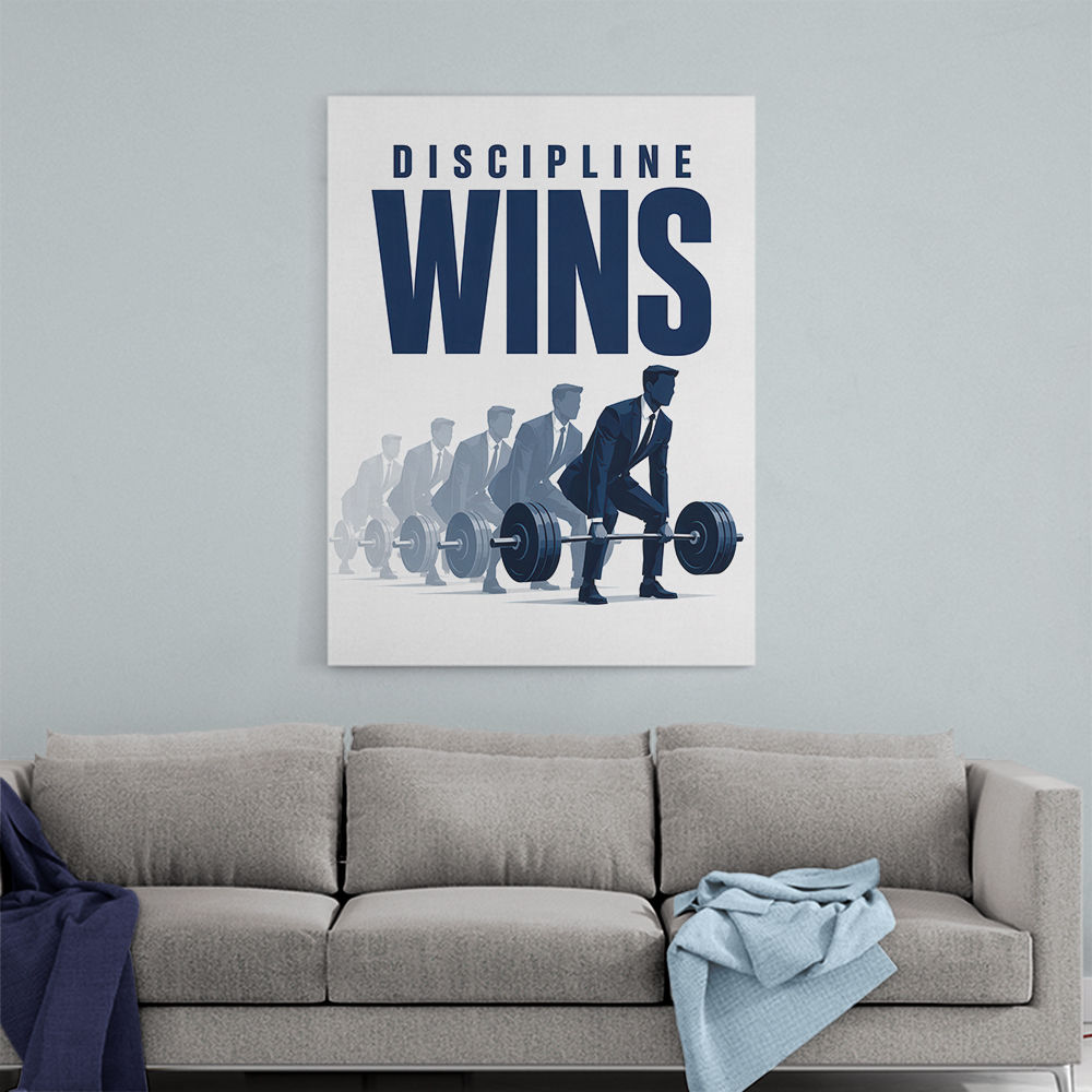 Discipline Wins – Progression Strength Artwork 