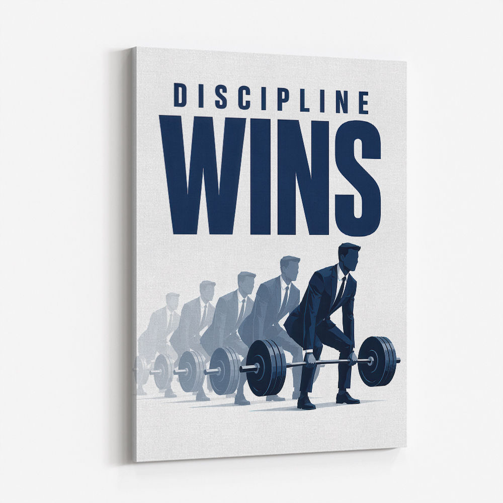 Discipline Wins – Progression Strength Artwork 