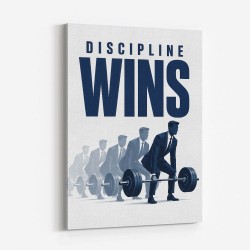 Discipline Wins – Progression Strength Artwork 