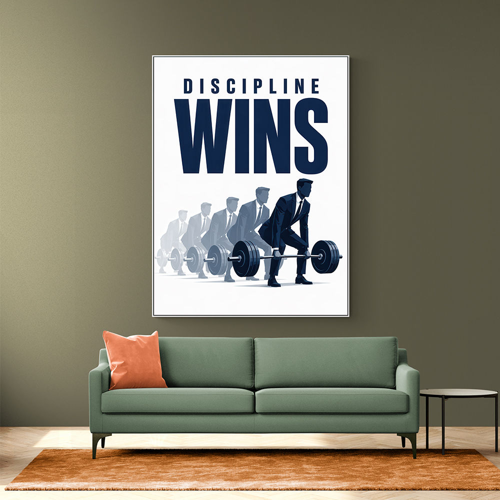 Discipline Wins – Progression Strength Artwork 