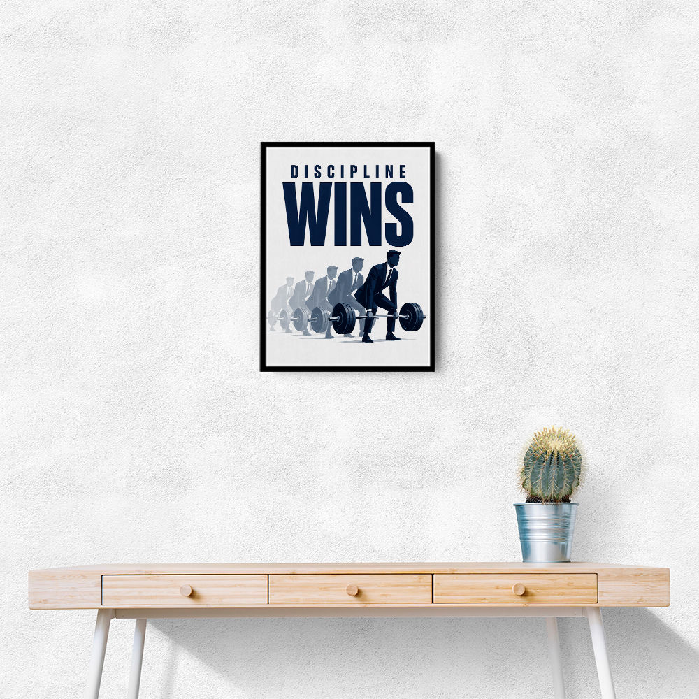 Discipline Wins – Progression Strength Artwork 