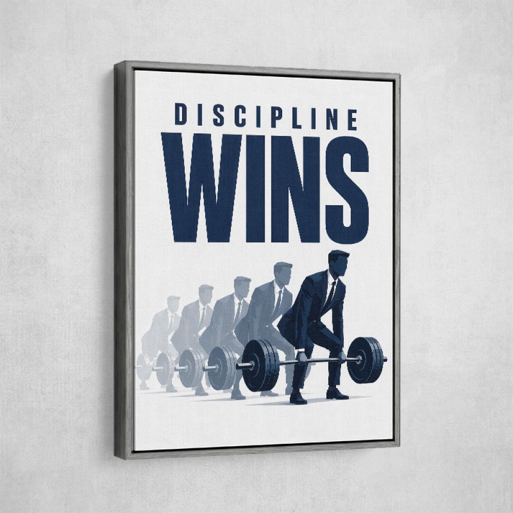 Discipline Wins – Progression Strength Artwork 