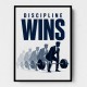 Discipline Wins – Progression Strength Artwork 