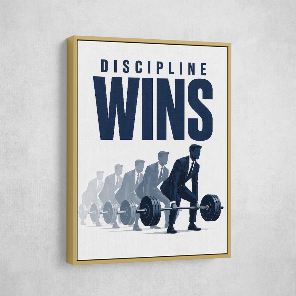 Discipline Wins – Progression Strength Artwork 