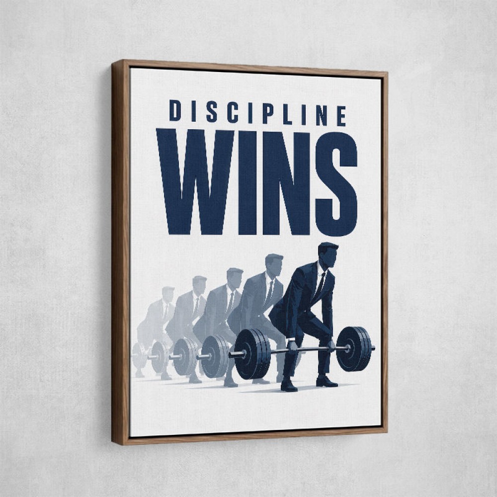 Discipline Wins – Progression Strength Artwork 