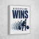 Discipline Wins – Progression Strength Artwork 