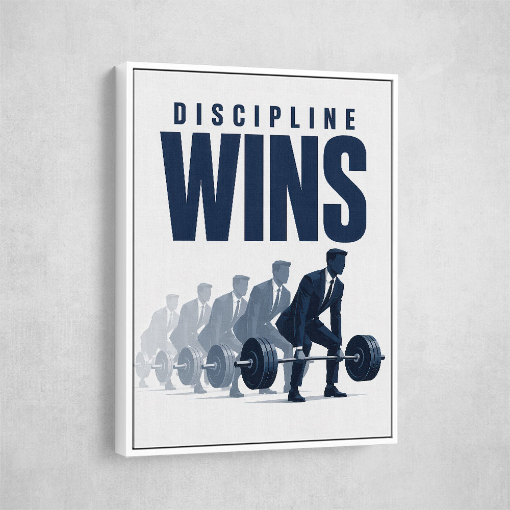 Discipline Wins – Progression Strength Artwork 