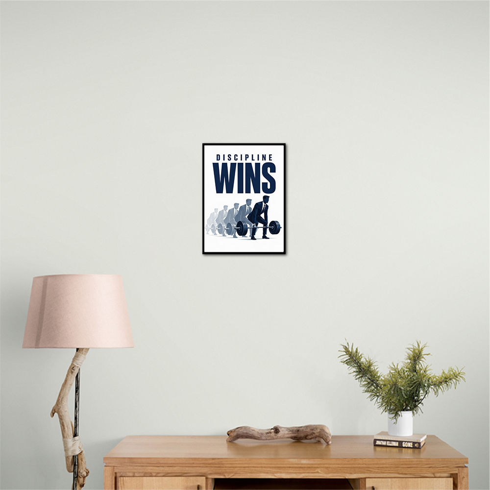 Discipline Wins – Progression Strength Artwork 