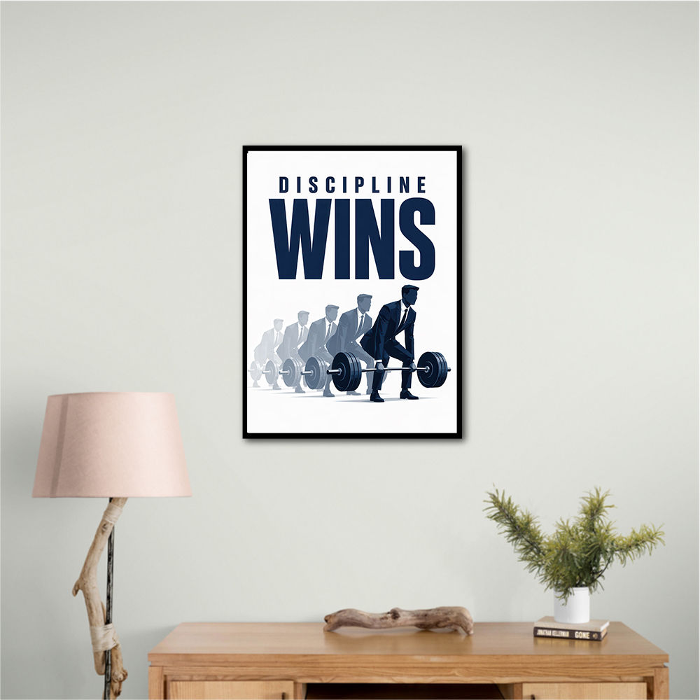 Discipline Wins – Progression Strength Artwork 