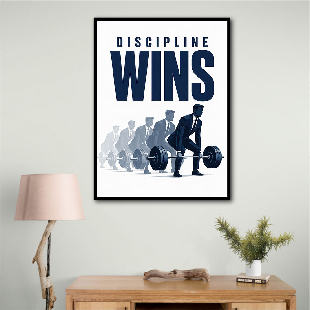 Discipline Wins – Progression Strength Artwork 