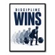 Discipline Wins – Progression Strength Artwork 