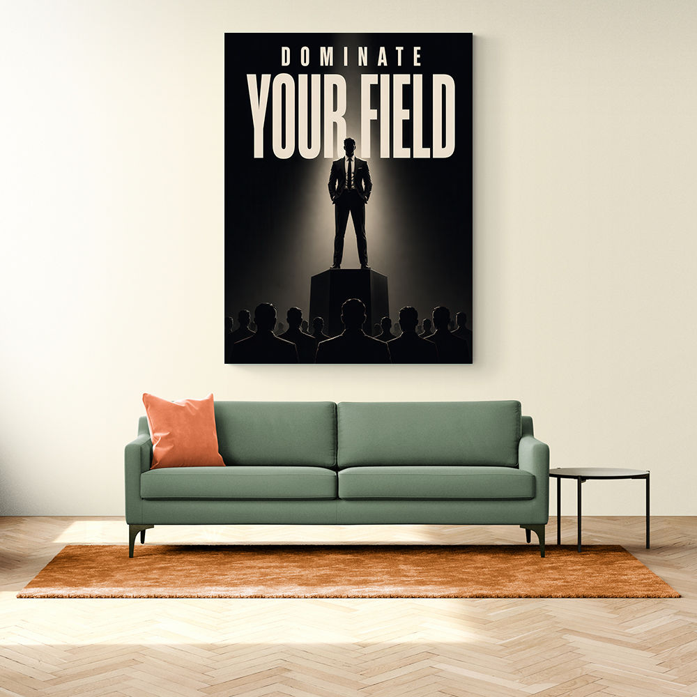 Dominate Your Field – Leadership Wall Art 
