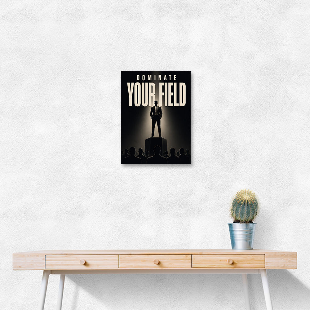 Dominate Your Field – Leadership Wall Art 