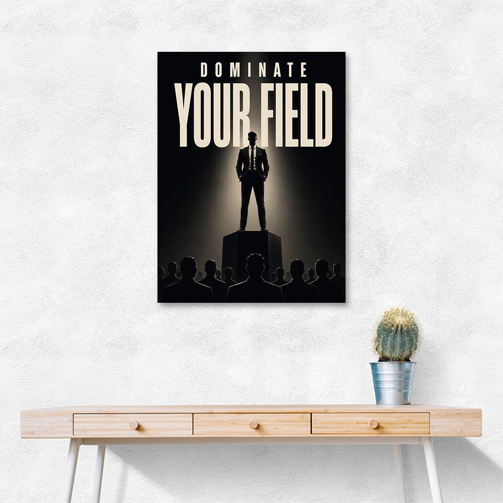 Dominate Your Field – Leadership Wall Art 
