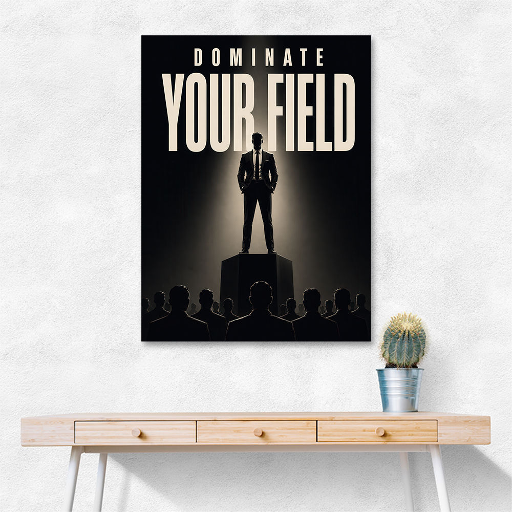 Dominate Your Field – Leadership Wall Art 