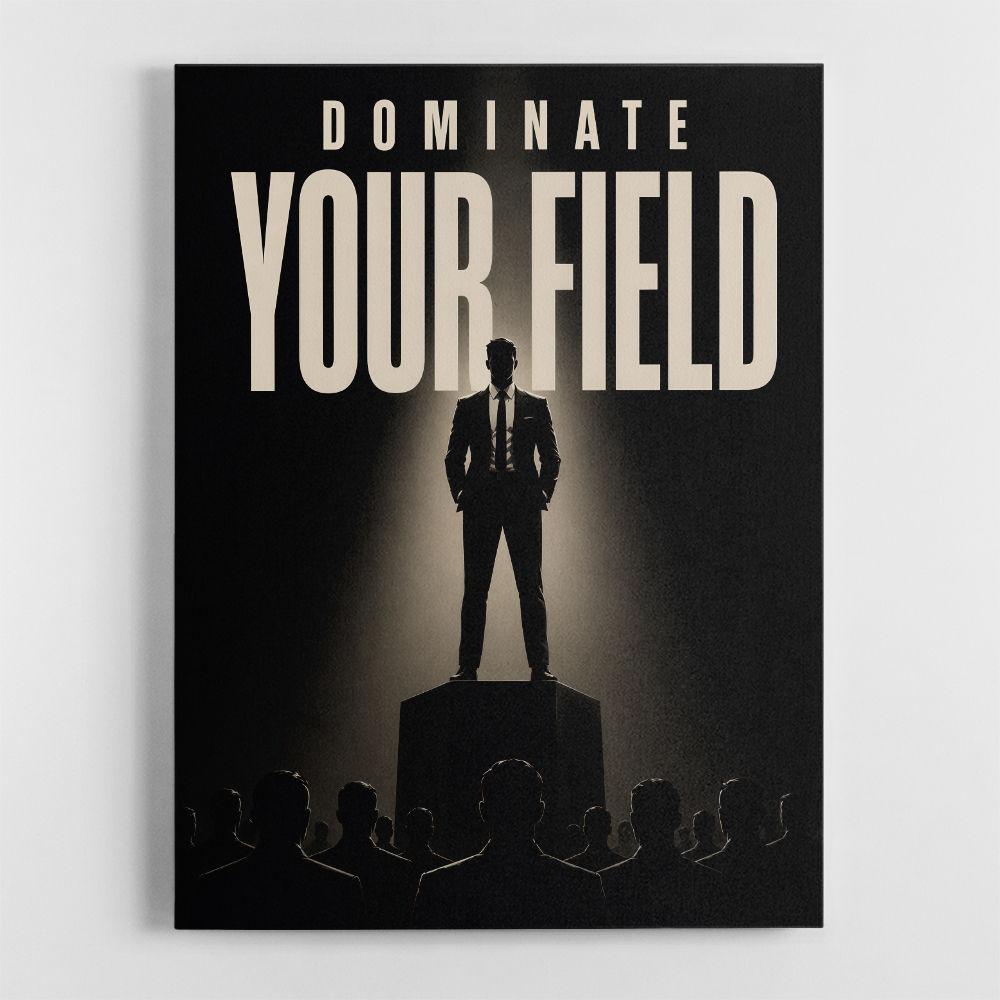 Dominate Your Field – Leadership Wall Art 