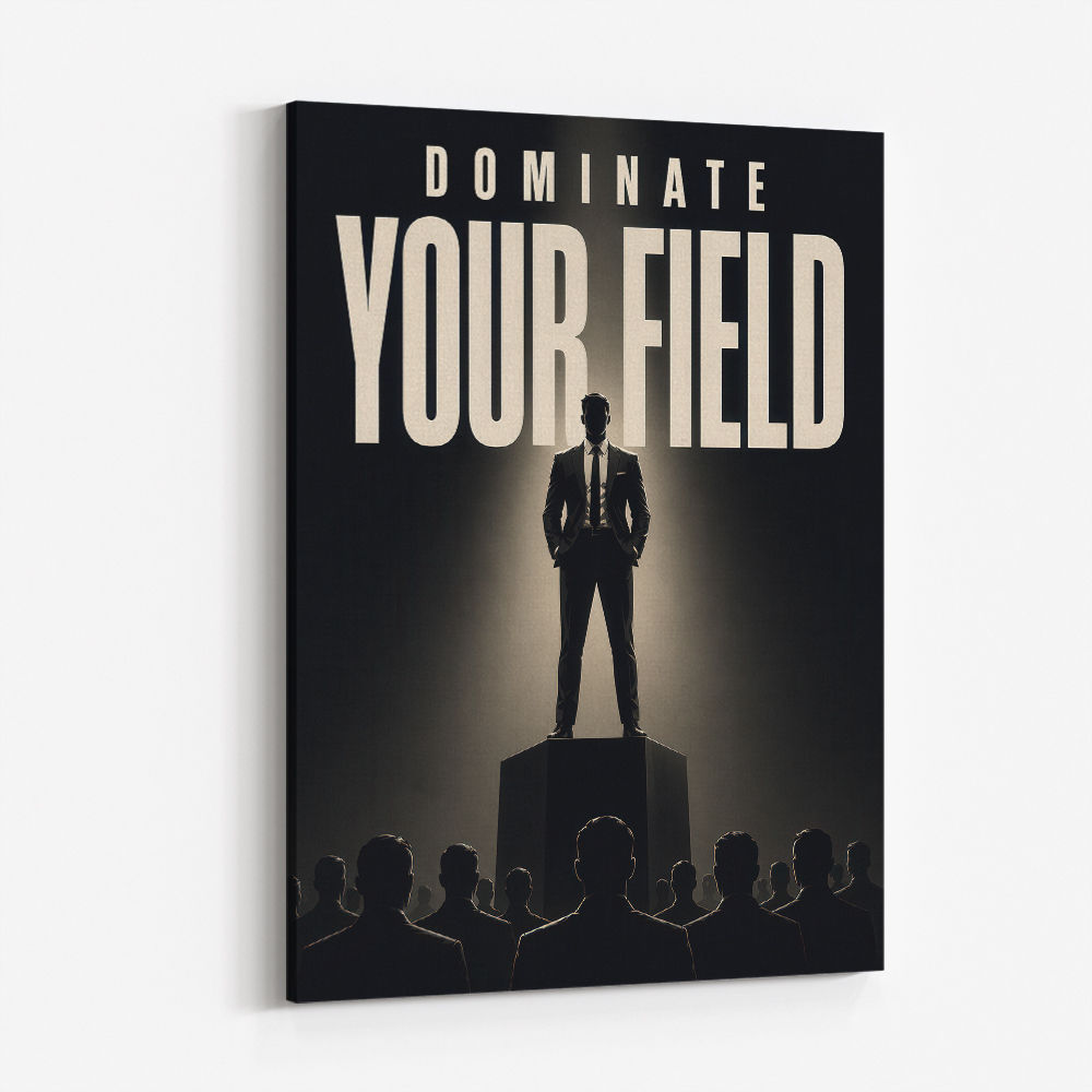 Dominate Your Field – Leadership Wall Art 