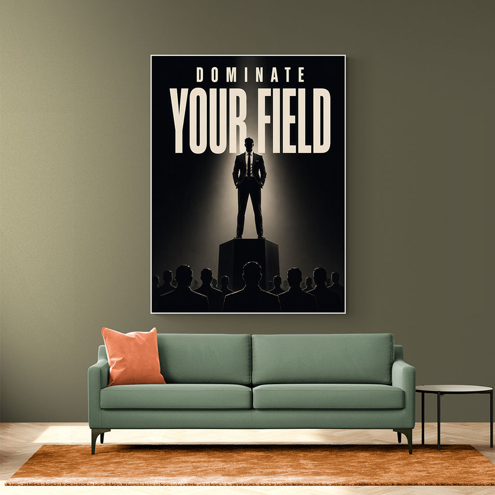 Dominate Your Field – Leadership Wall Art 