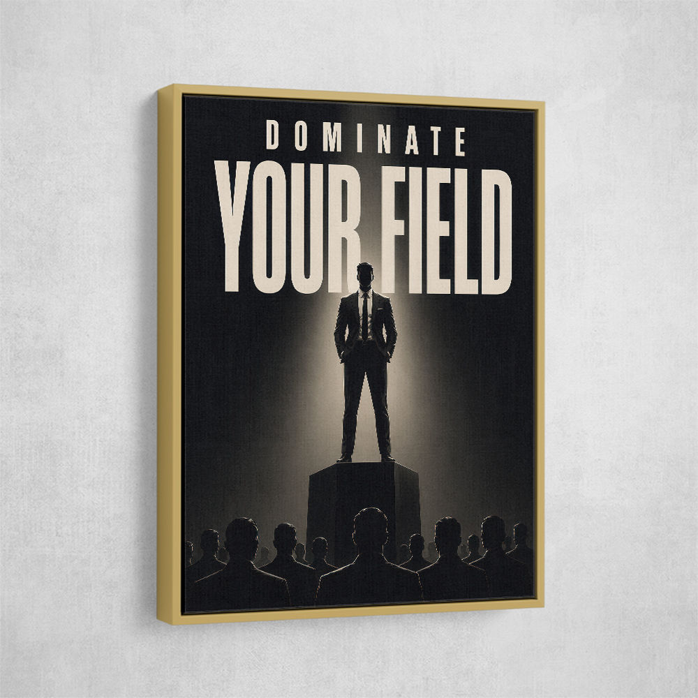 Dominate Your Field – Leadership Wall Art 