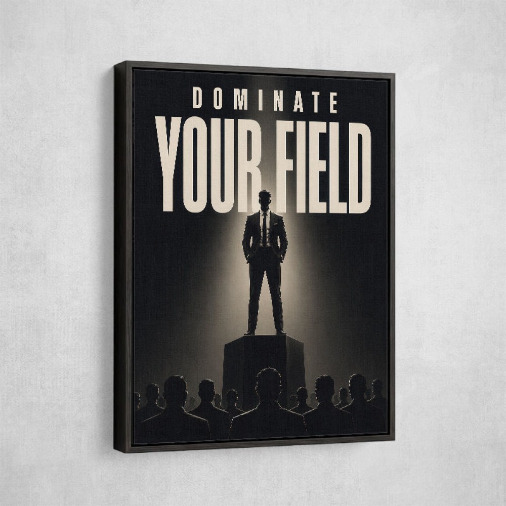 Dominate Your Field – Leadership Wall Art 