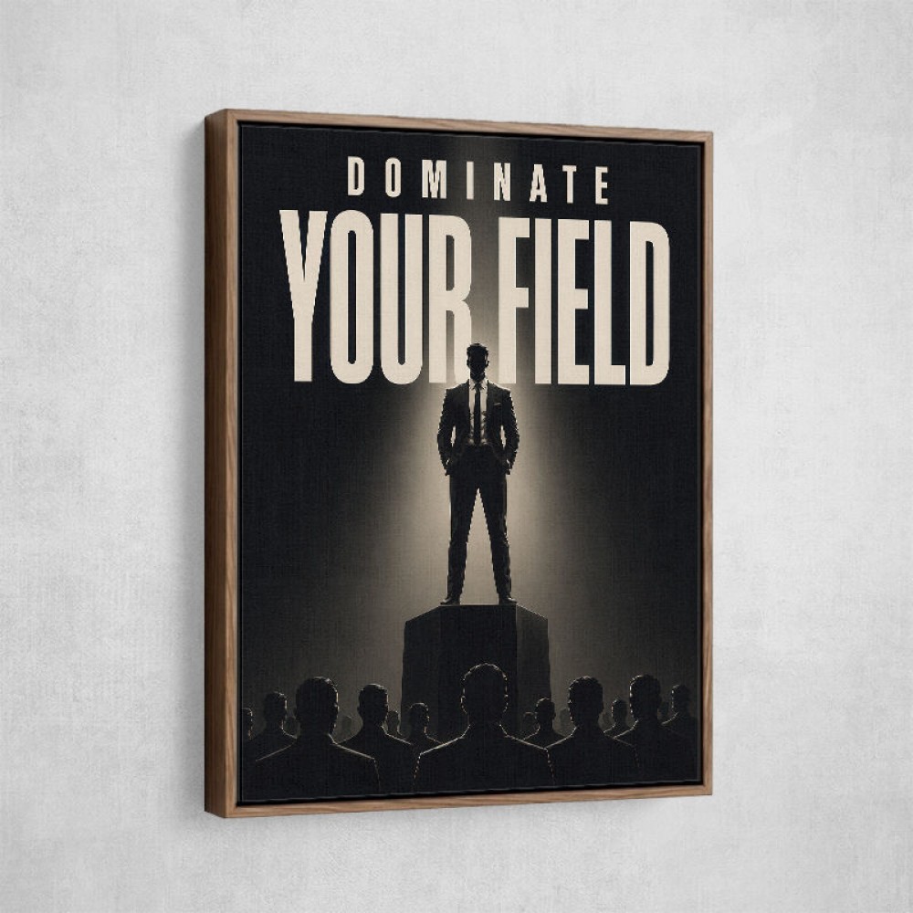 Dominate Your Field – Leadership Wall Art 