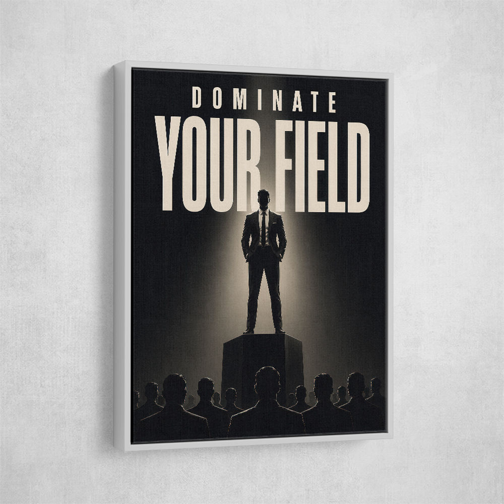 Dominate Your Field – Leadership Wall Art 