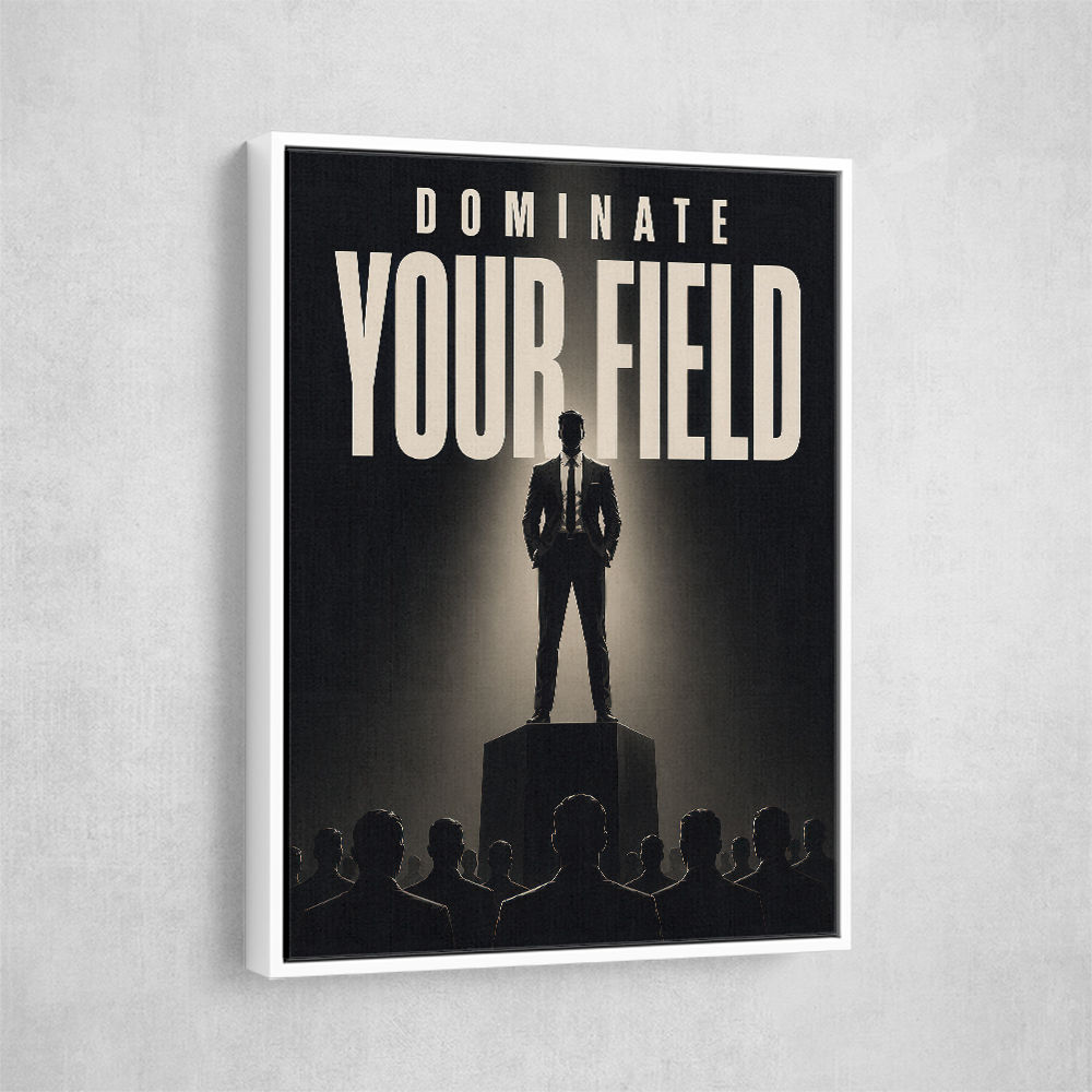 Dominate Your Field – Leadership Wall Art 