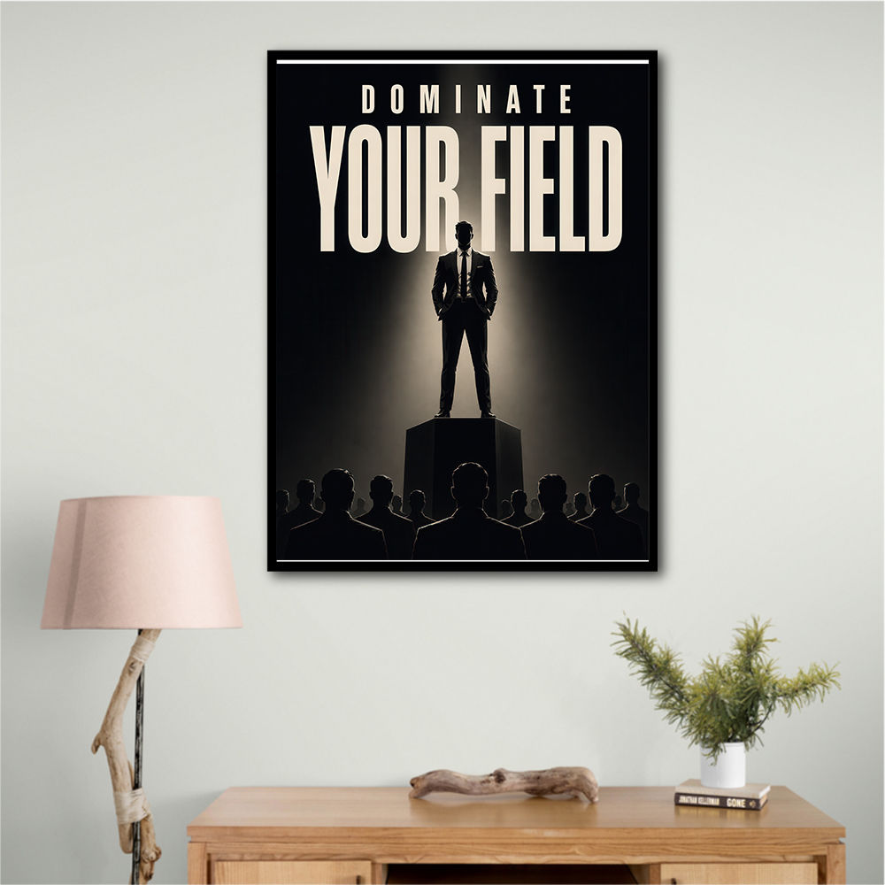 Dominate Your Field – Leadership Wall Art 