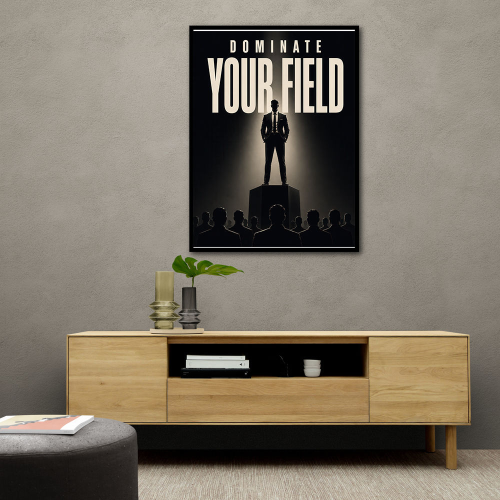 Dominate Your Field – Leadership Wall Art 