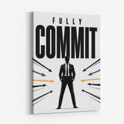 Fully Committed – High Performance Mindset Art 