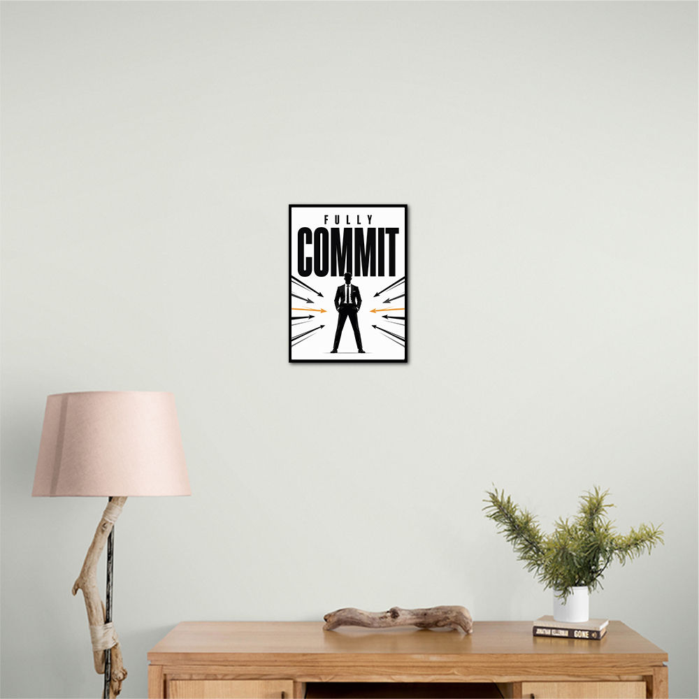 Fully Committed – High Performance Mindset Art 