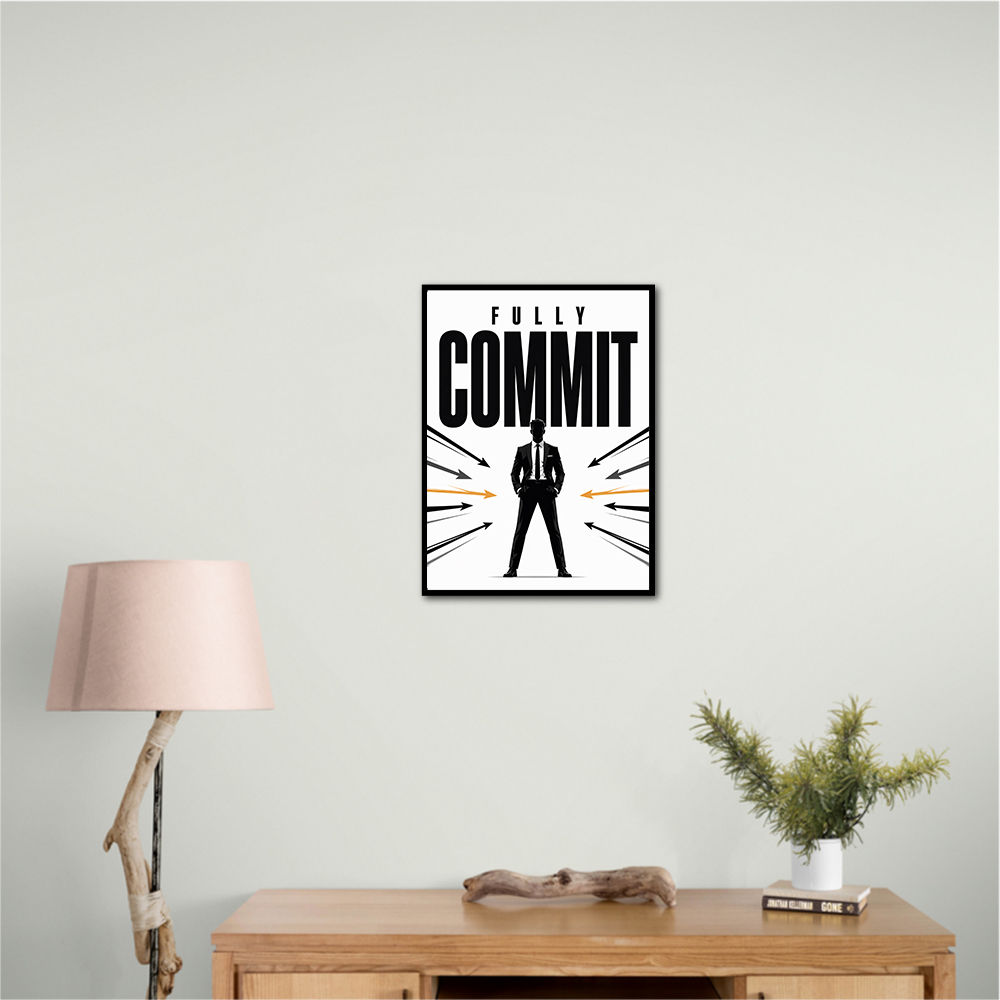 Fully Committed – High Performance Mindset Art 