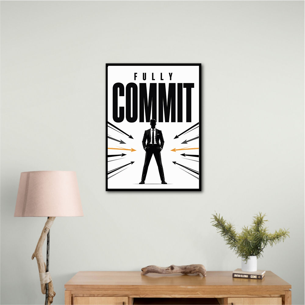 Fully Committed – High Performance Mindset Art 