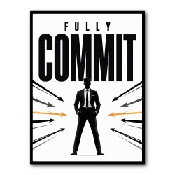 Fully Committed – High Performance Mindset Art 