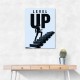 Level Up – Business Growth Staircase Wall Art 