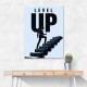 Level Up – Business Growth Staircase Wall Art 