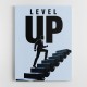 Level Up – Business Growth Staircase Wall Art 