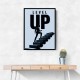 Level Up – Business Growth Staircase Wall Art 