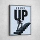 Level Up – Business Growth Staircase Wall Art 