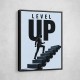 Level Up – Business Growth Staircase Wall Art 