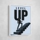 Level Up – Business Growth Staircase Wall Art 