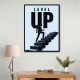 Level Up – Business Growth Staircase Wall Art 