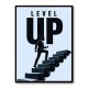 Level Up – Business Growth Staircase Wall Art 