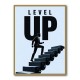 Level Up – Business Growth Staircase Wall Art 