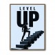 Level Up – Business Growth Staircase Wall Art 