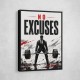 No Excuses – Strength Training Motivation Print 