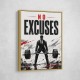 No Excuses – Strength Training Motivation Print 