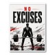 No Excuses – Strength Training Motivation Print 