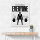 Outwork Everyone – Success Mindset Wall Art 